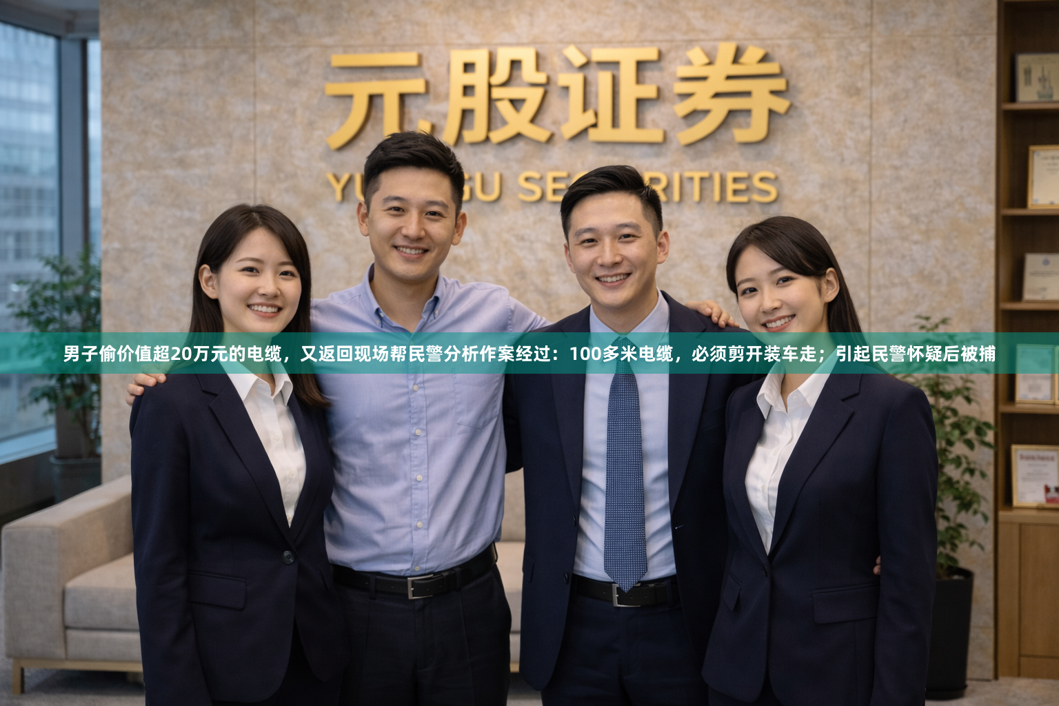 男子偷价值超20万元的电缆，又返回现场帮民警分析作案经过：100多米电缆，必须剪开装车走；引起民警怀疑后被捕