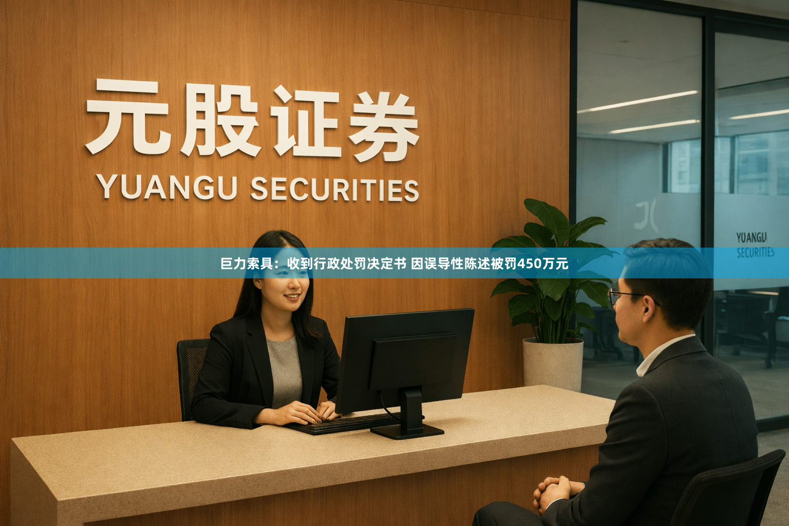 巨力索具：收到行政处罚决定书 因误导性陈述被罚450万元