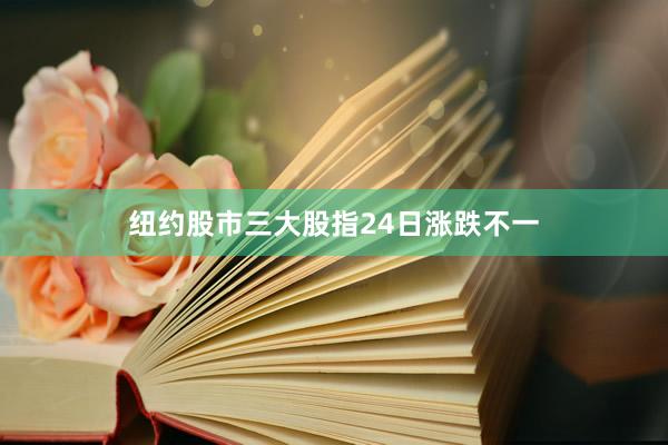 纽约股市三大股指24日涨跌不一